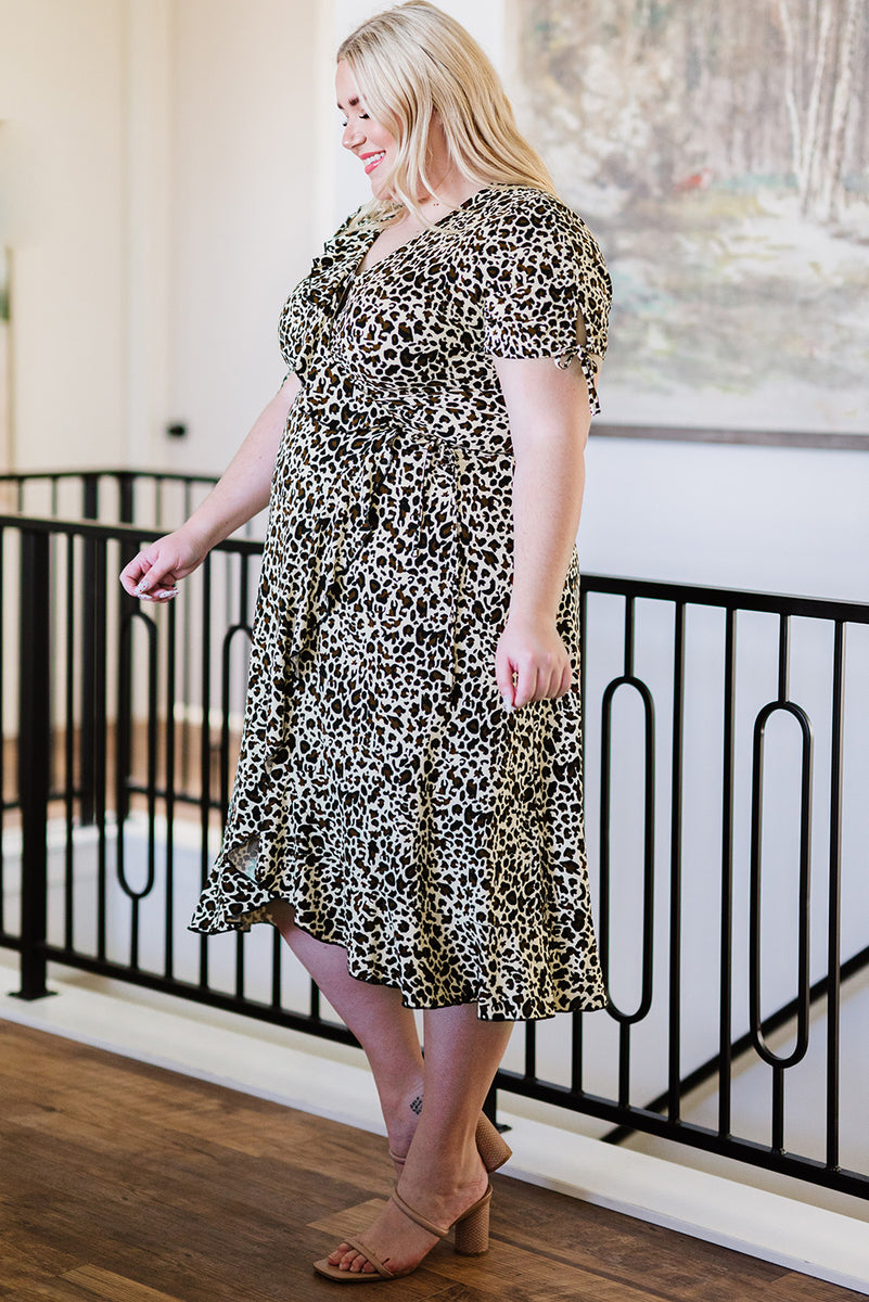 Lane bryant outlet leopard dress