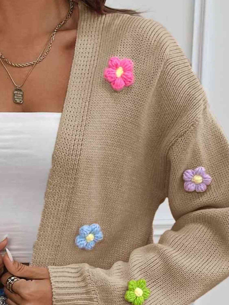 Daisie 3D Floral Cardigan